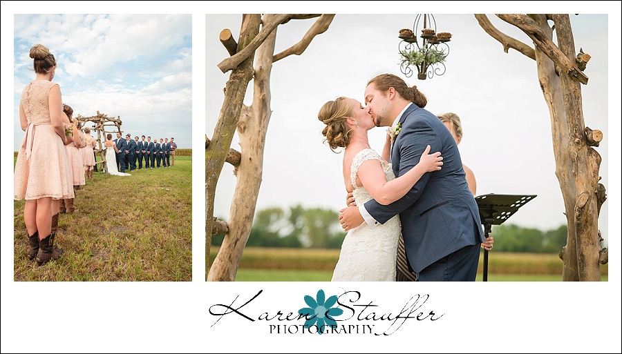 Wedding Ceremony & The Kiss