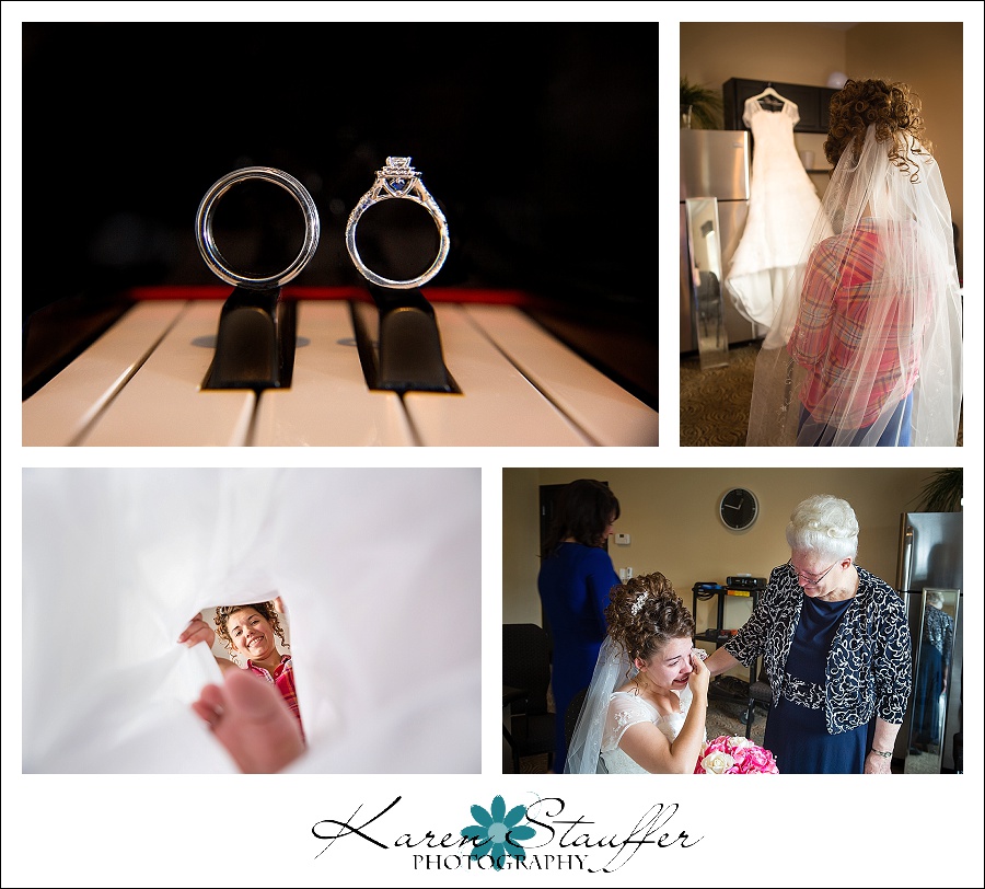 Wedding Details and Special Wedding Day Moments Bloomington Illinois wedding at Apostolic Pentecostal Church