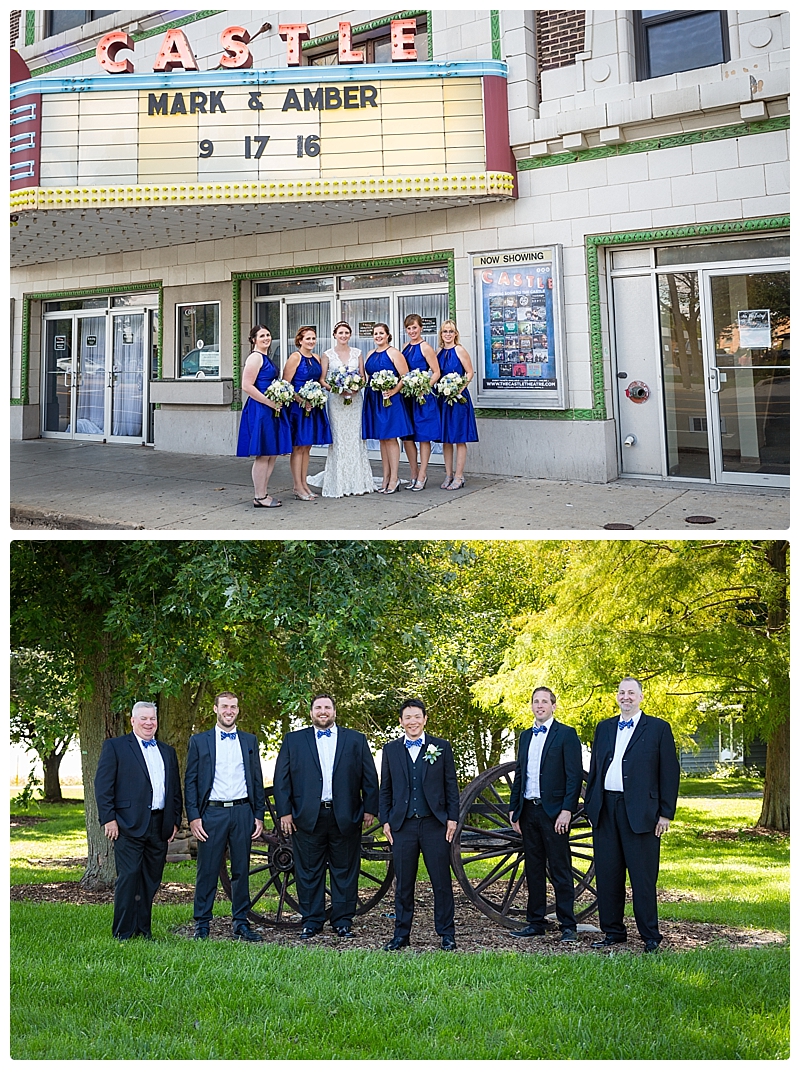 Central Illinois Wedding with Castle Theater Reception Castle Theater reception