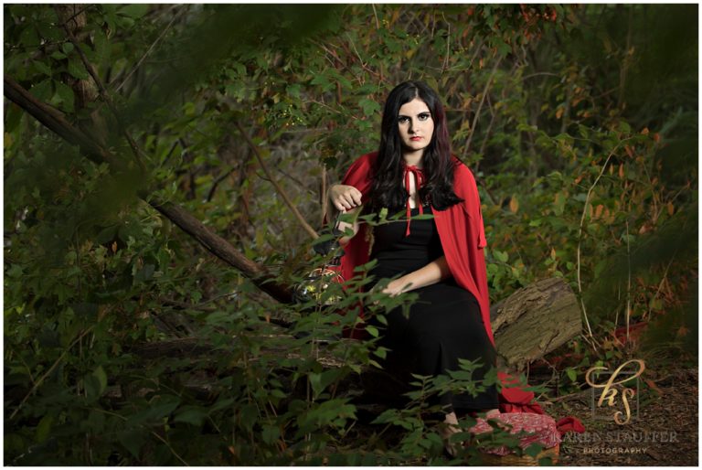 Little Red Riding Hood Themed Senior Session